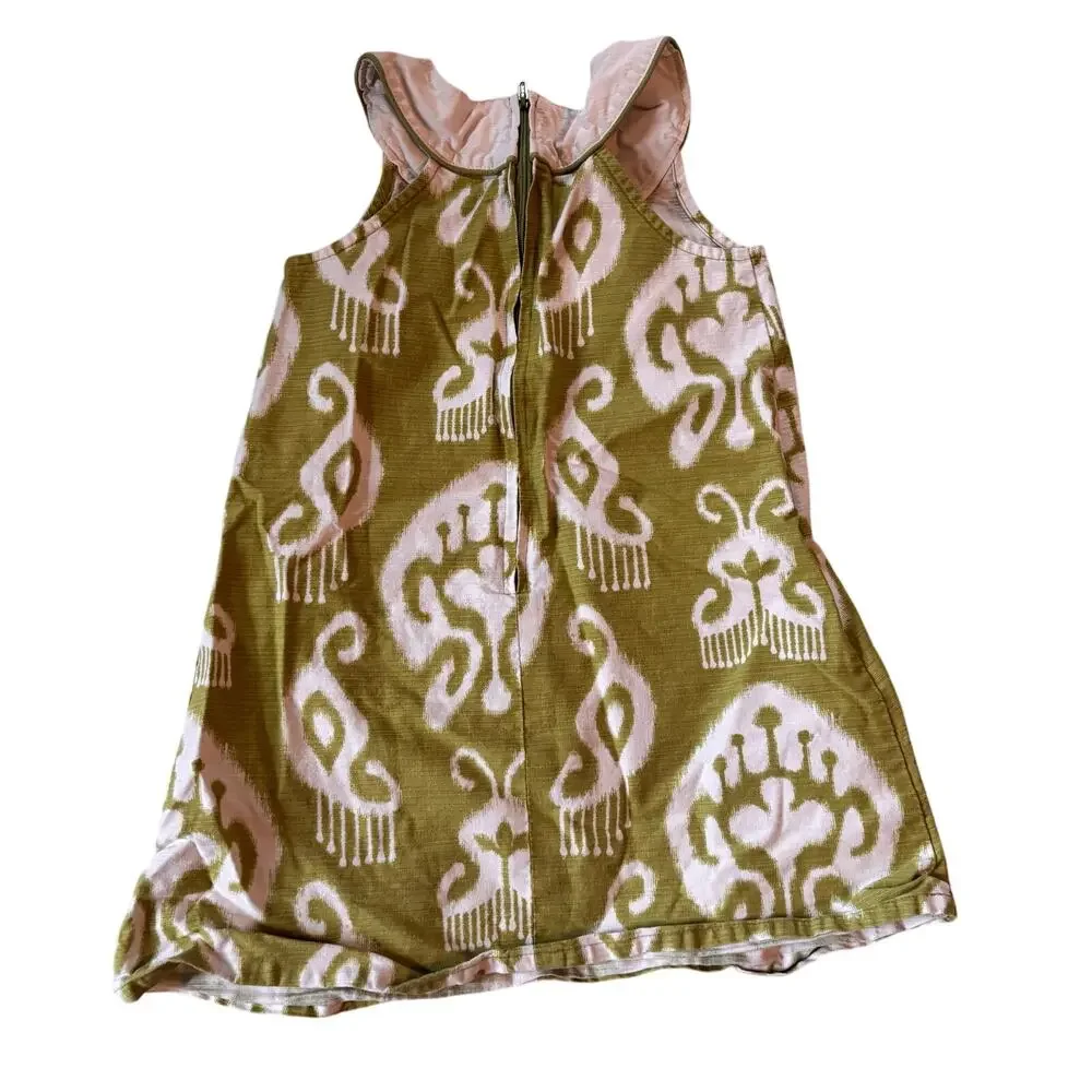 Gymboree Girls Retro Green Sleeveless Dress